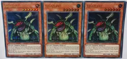 Yugioh 3x Gigaplant DUOV-EN062 Ultra Rare 1st Edition Near Mint Playset - Image 3