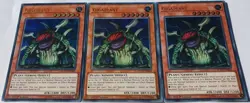 Yugioh 3x Gigaplant DUOV-EN062 Ultra Rare 1st Edition Near Mint Playset - Image 4