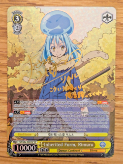 Weiss Schwarz SP Inherited Form, Rimuru TSK/S82-E003SP English Signature NM - Image 1