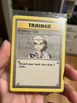 Pokemon Base Set Mixed Trainer Cards Bulk - 1999 TCG Oak, Bill, and More - LP-NM - Image 3