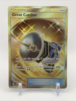 Pokemon TCG Great Catcher Cosmic Eclipse Card 264/236 Near Mint Condition - Image 1