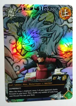Carte Naruto CCG Collectible Card Game 171 Foil neuf The 1 St Hokage - Image 1