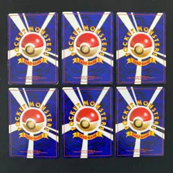 Base Set 1996 Normal Card Set of 6 Japanese Pokemon Card Old Back s007361 - Image 2