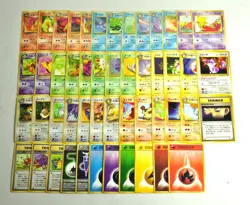 Pokemon card LOT 50 Team Rocket Old Back Japanese Meowth Eevee Vaporeon etc.... - Image 1