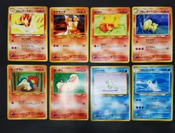 Pokemon card LOT 60 Old Back Japanese Unown Flareon Eevee Psyduck Totodile etc.. - Image 3