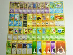 Pokemon card Neo Discovery LOT 44 Old Back Japanese Unown Poliwhirl Eevee etc... - Image 1