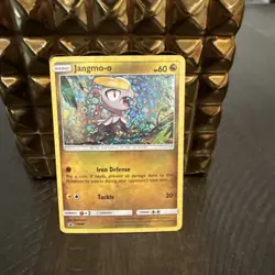 Pokemon TCG Jangmo-o SM40 Sequin Holo Card 2017 - Image 1