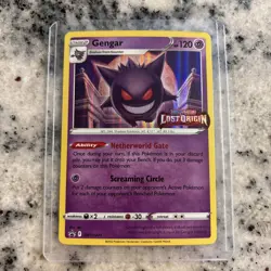 Pokemon Gengar SWSH241 Sword & Shield Lost Origin Black Star Promo Card - Image 3