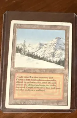 MTG Taiga Revised Edition Regular Rare Light Play - Image 3