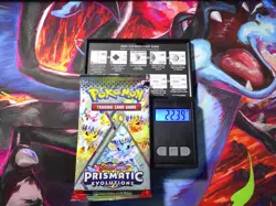 HEAVY! GOD PACKUUU 22.39g Prismatic Evolutions Pokemon TCG Booster (SEALED) - Image 1