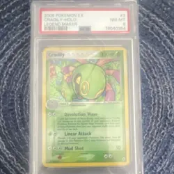 Cradily Holo Rare EX Legend Maker Pokemon 2006 Stage 2 PSA 8 #3/92 - Image 2