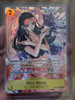 One Piece Nico Robin SR Alt Art AA EB03-055 Heroines edition English - Image 3