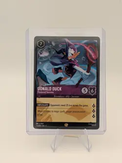 Disney Lorcana Donald Duck Flustered Sorcerer 73/204 Archazia's Island LEGENDARY - Image 1