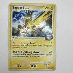Zapdos G 12/99 Arceus Holo Rare Basic 90 HP Pokemon TCG Card 2009 - Image 1