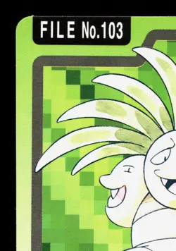 Exeggutor NO. 103 Bandai Carddass Series 3-4 MP Japanese Pokemon Card TCG - Image 2