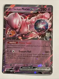 Team Rocket's Mewtwo ex 216 Sv: Scarlet & Violet Promo Cards Holo - Image 1
