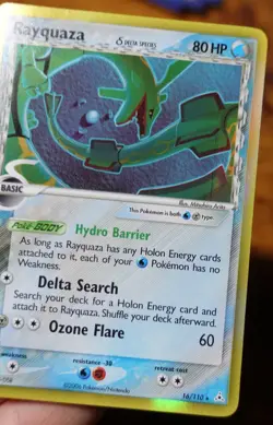 Rayquaza 16/110 Holo EX Holon Phantoms Pokemon Card VLP-NM - Image 5