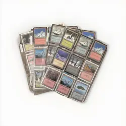 MTG Ice Age Snow-Covered Lands And Revised lands Lot 33 Cards Total - Image 1