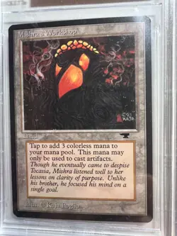 MTG Antiquities Mishra's Workshop BGS 9.5 Gem Mint 1994 - Image 2