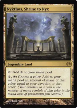 MTG Nykthos, Shrine to Nyx From Theros Regular Finish NM - Image 1
