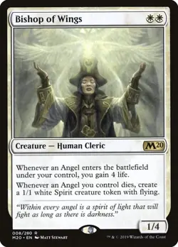Bishop of Wings [Core Set 2020] Lightly Played Foil - Image 1