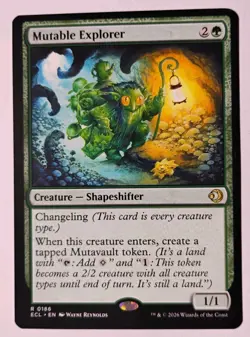 Mutable Explorer MTG, Lorwyn Eclipsed, Rare, NM, Regular - Image 1