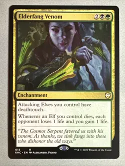 MTG / Elderfang Venom / KHC / #15 / Regular / Rare / NM - Image 1