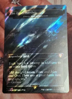 1x SURGE FOIL The Dead Marshes Urborg Tomb Of Yawgmoth MTG Lord Of The Rings NM - Image 1