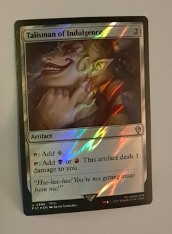 Talisman of Indulgence Surge FOIL NM FINAL FANTASY FFVI Magic the Gathering MTG - Image 1