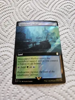 Hinterland Harbor Extended Surge Foil MTG Fallout PIP 1026 NM Unplayed - Image 4