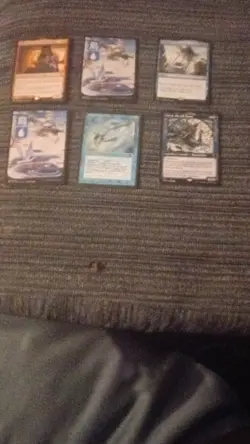 Magic: The Gathering Wizards Mixed Card Lot 6 Cards Regular Blue Standard - Image 1