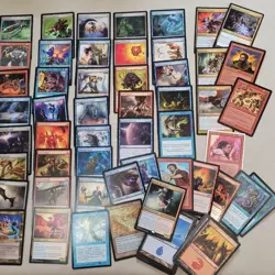 Whole COMMANDER Magic Deck - Heaven to Earth Games = BLUE & RED Poison Infect - Image 2
