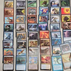 Whole COMMANDER Magic Deck - Heaven to Earth Games = BLUE & RED Poison Infect - Image 3