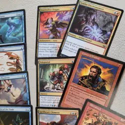 Whole COMMANDER Magic Deck - Heaven to Earth Games = BLUE & RED Poison Infect - Image 4
