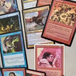 Whole COMMANDER Magic Deck - Heaven to Earth Games = BLUE & RED Poison Infect - Image 5