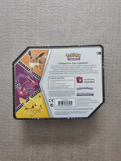 Pokemon TCG Sealed Tin Box V Powers Pikachu Tin (2020, Factory Sealed) - Image 2