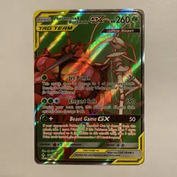 Pokemon TCG Pheromosa & Buzzwole GX 260 HP TAG TEAM Holo 191/214 Ultra Rare - NM - Image 1
