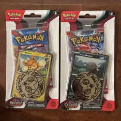 Scarlet & Violet Pokemon Obsidian Flames Booster Pack, Lot of 2 - Wooper & Pawmi - Image 2