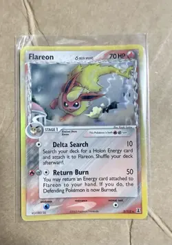 Flareon 5/113 Delta Species Reverse Holo Ultra Rare Pokemon TCG Nintendo MP - Image 2