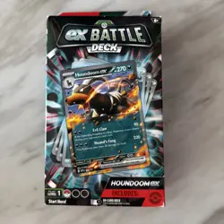 Pokemon ex Battle Deck HOUNDOOM EX Factory Sealed Box Ready To Play Deck!!! - Image 1
