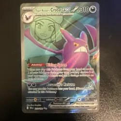 Team Rocket's Crobat ex 217/182 Full Art Pokemon Destined Rivals - Image 1