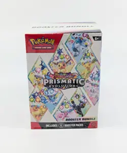 Pokemon TCG: Scarlet & Violet Prismatic Evolutions Booster Bundle (6 Packs) - Image 4