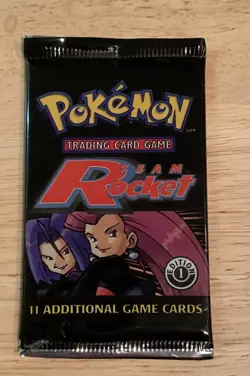 Pokemon Team Rocket 1st Edition Booster Pack - Image 1