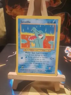 Pokemon TCG Totodile Neo Destiny 85/105 Regular Unlimited Common LP - Image 1