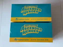 Pokemon TCG: Mega Evolution Ascended Heroes Pokemon Center ETB x2 | SEALED ✅ - Image 3