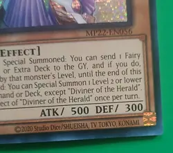 Yugioh Diviner Of The Herald MP22-EN056 1st Ed Secret Rare Nm-M - Image 3