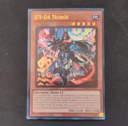 Yu-Gi-Oh! Konami K9-04 Noroi DOOD-EN025 1st Edition Effect Machine 2200/1500 - Image 1