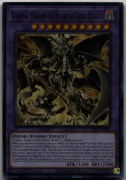Grapha, Dragon Overlord of Dark World Ultra Rare Structure Deck: Dark World SR13 - Image 1