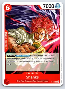 One Piece - P-083 - Shanks - P - Promo US Seller - Image 1