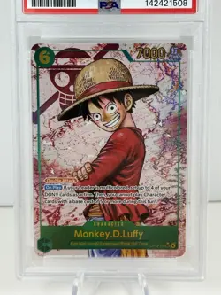 2025 ONE PIECE MONKEY D LUFFY OP13 118 CARRYING ON HIS WILL SEC ALT ART PSA 10 - Image 2